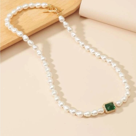 Beaded Pearl necklace ๐๐ - Picture 4 of 4